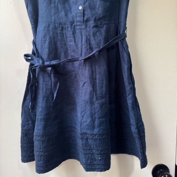 Tahari Navy Sleeveless Mini Dress - Picture 5 of 13